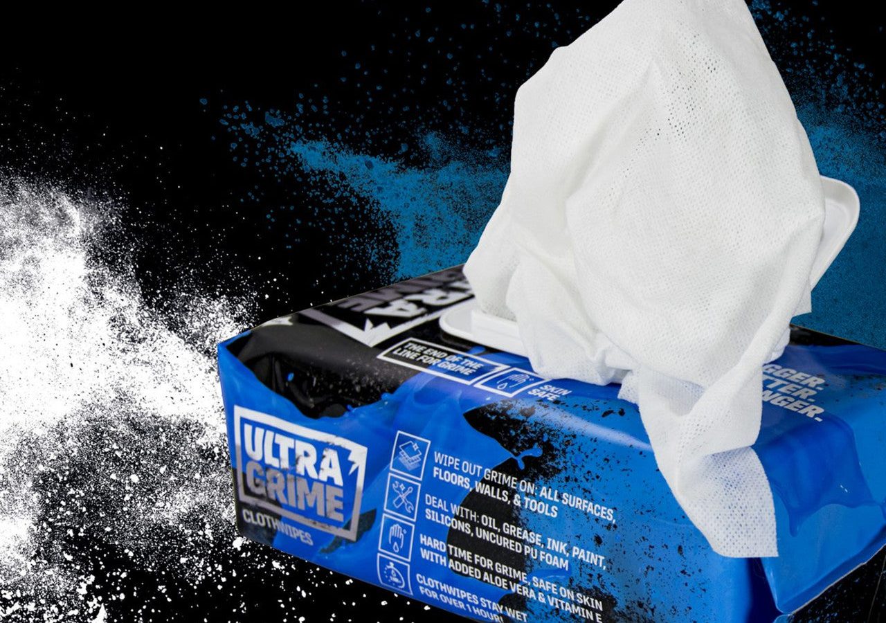 UltraGrime Pro 5900 Multiuse XXL+ Clothwipes (100 Wipes, CDU of 6)