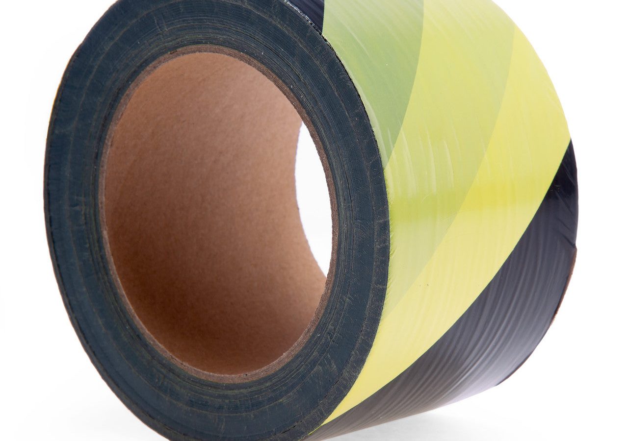 Yellow/Black Barrier Tape 500m x 70mm (Box of 10)