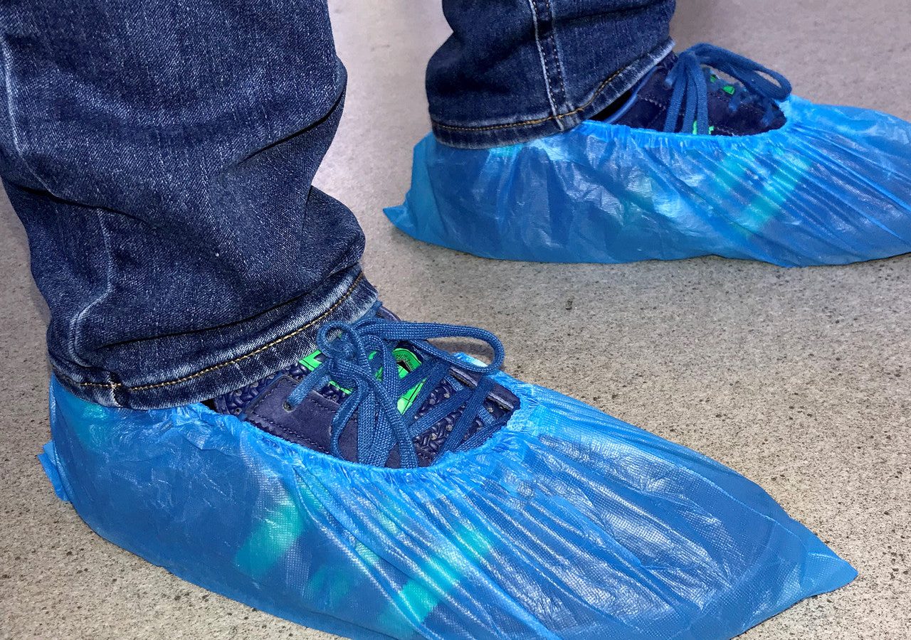 Blue Disposable Overshoes (20 Packs of 100)