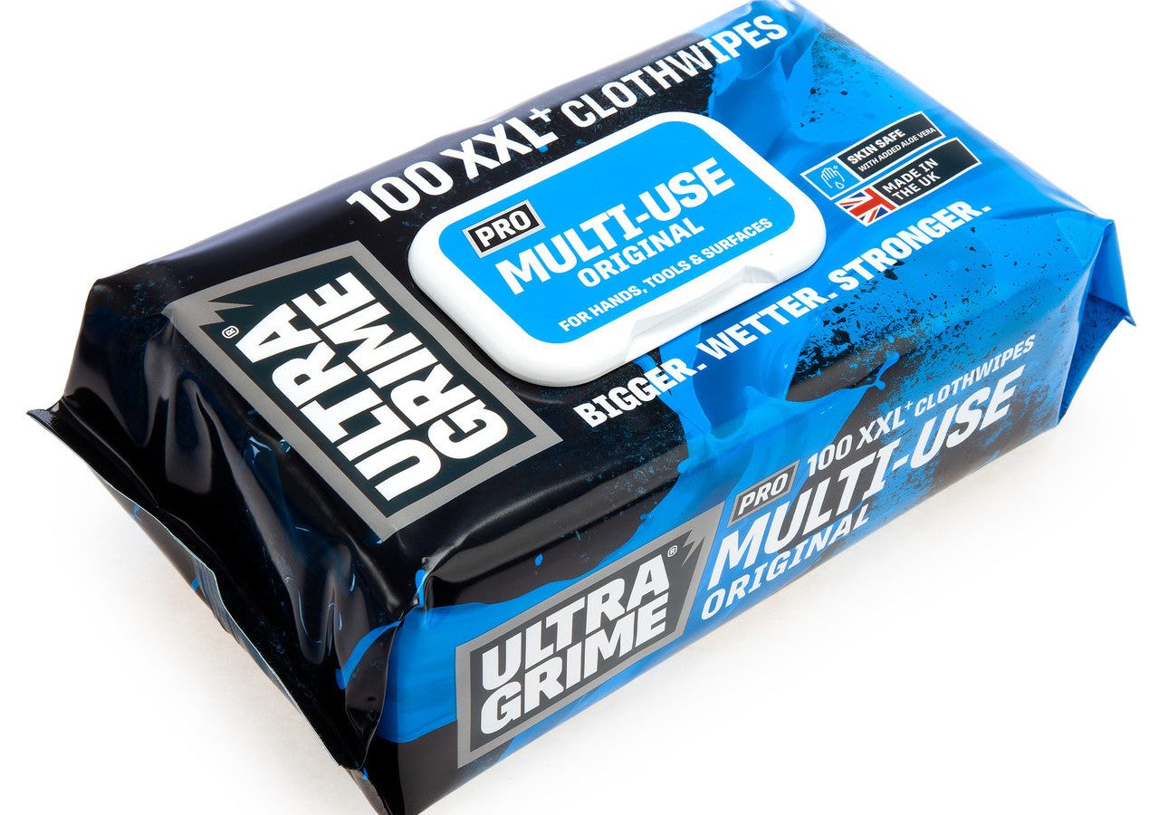 UltraGrime Pro 5900 Multiuse XXL+ Clothwipes (100 Wipes, CDU of 6)