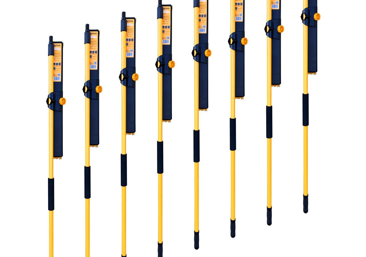 XTrade X0600002 Heavy-Duty Broom 24″ (Pack of 8)
