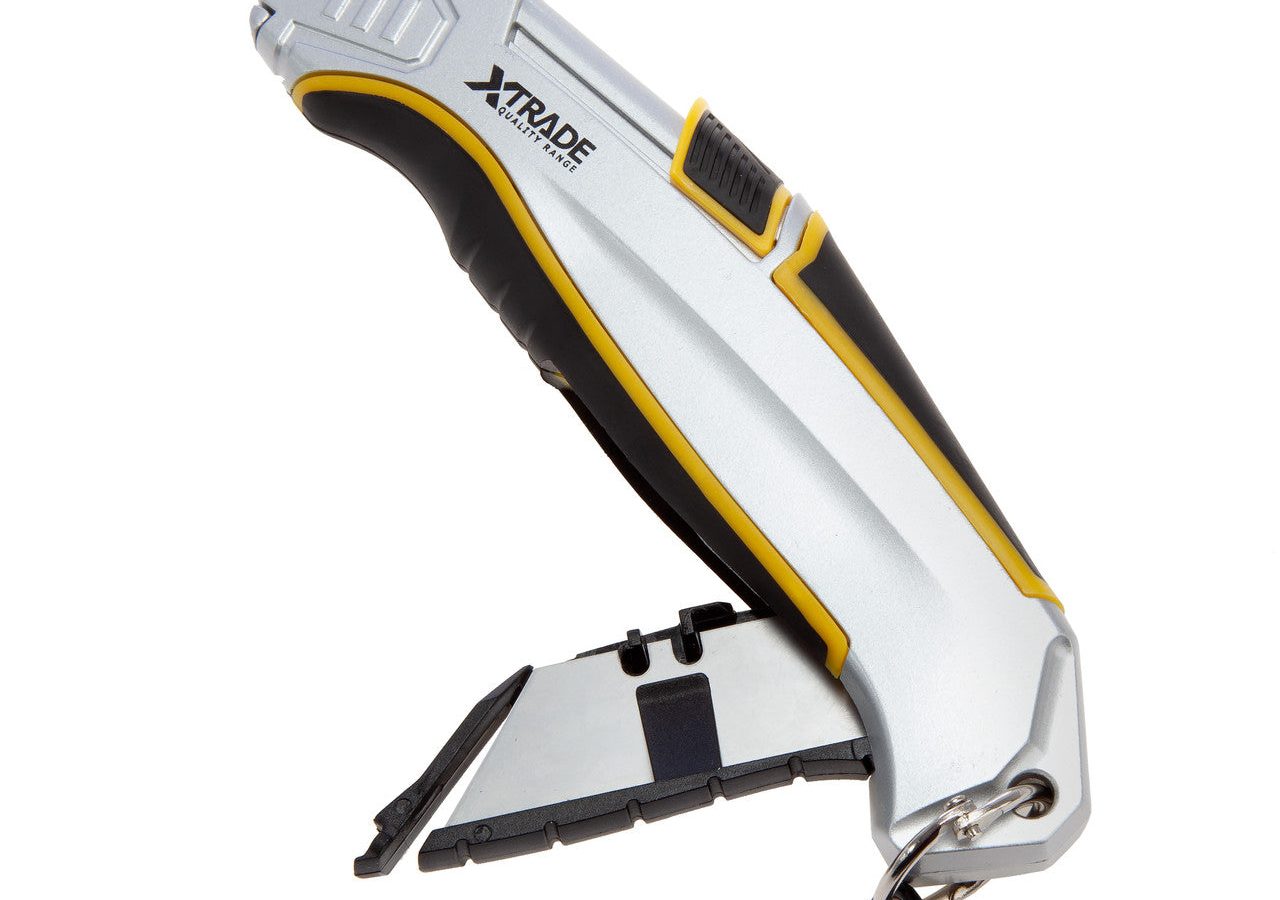 XTrade X0900150 Retractable Blade Utility Knife with Sheath