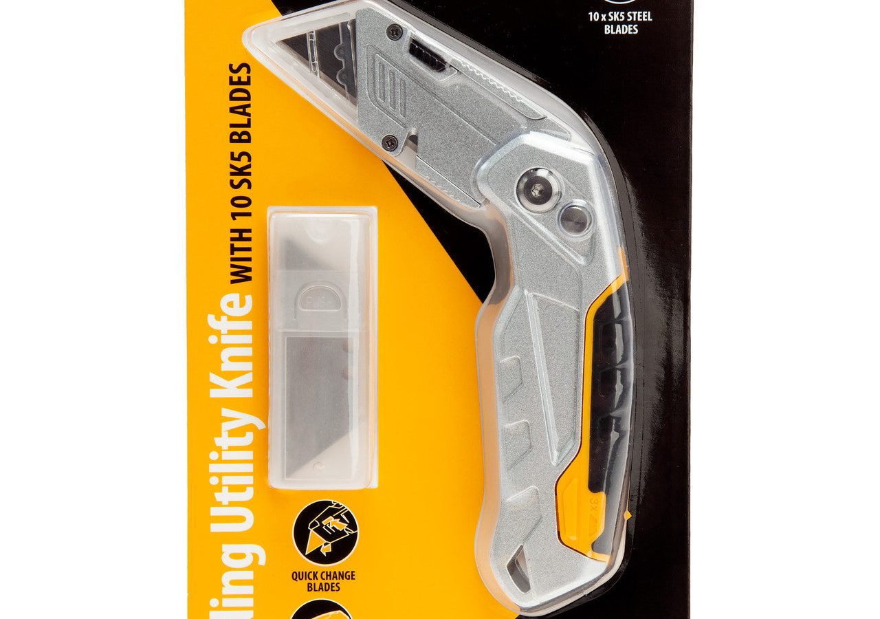 XTrade X0900155 Folding Utility Knife with 10 Blades