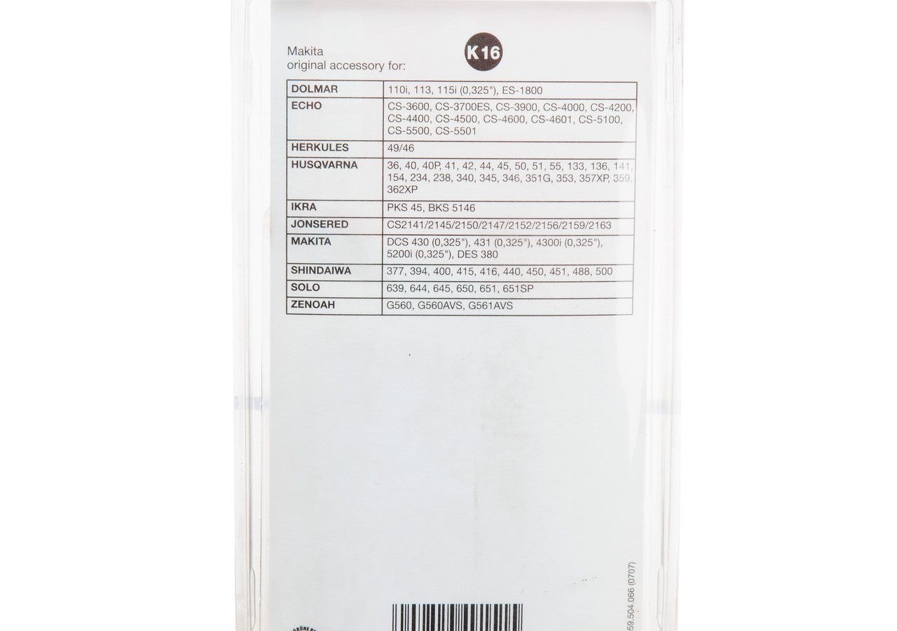 Makita 958.086.672 K16 Chainsaw Chain 450mm / 18″
