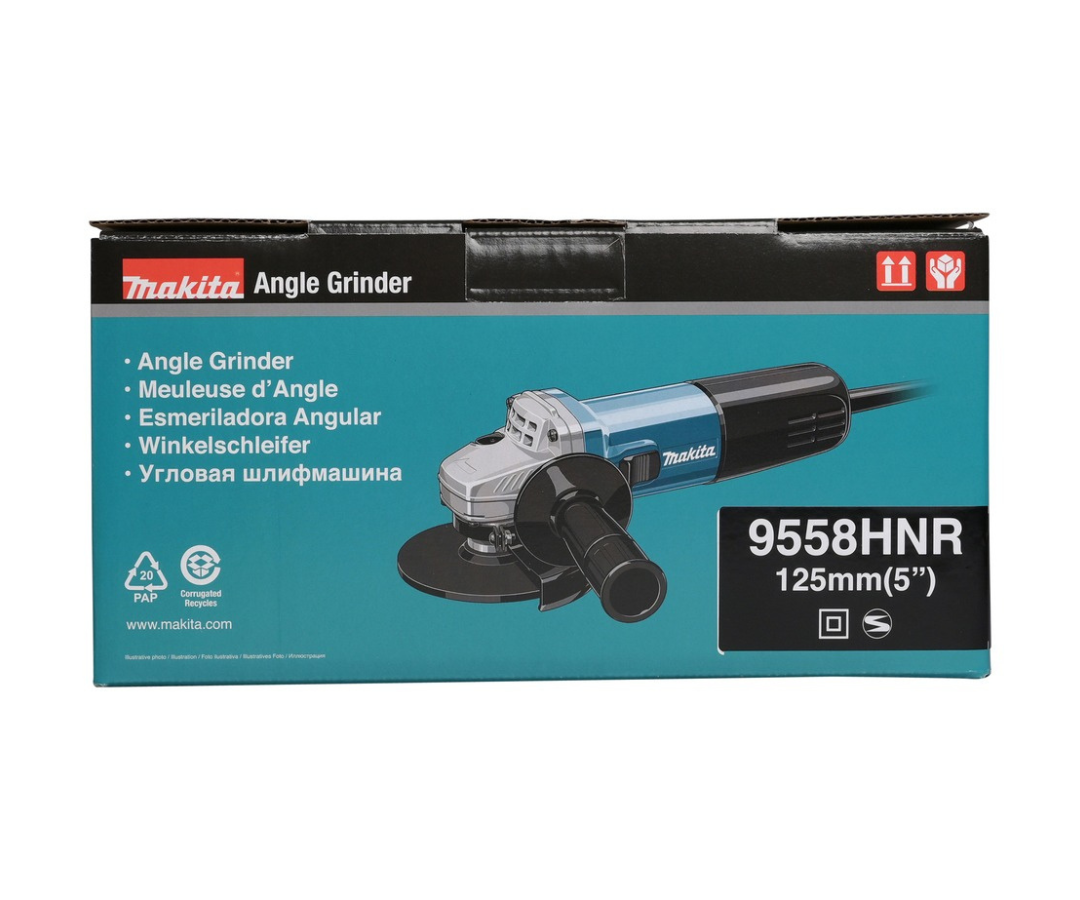 Makita 9558HNR 840W Angle Grinder 125mm (240V)