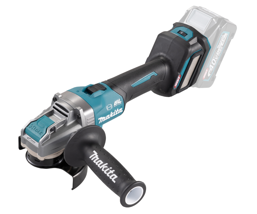 Makita GA040G XGT 40Vmax X-LOCK Brushless Angle Grinder 115mm (Body Only) in Makpac Case