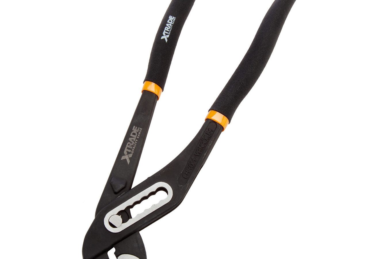 XTrade X0900231 Water Pump Plier & Wide Jaw Adjustable Wrench Set