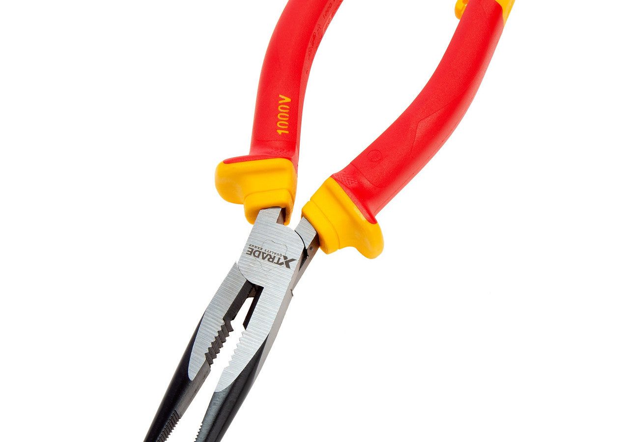 XTrade X0900229 VDE Long-Nose Pliers 8″/200mm