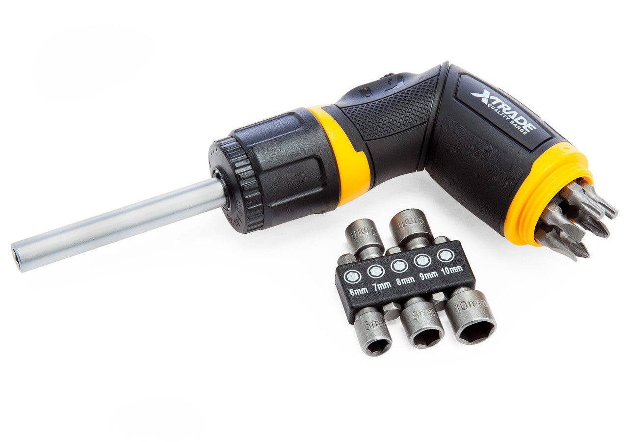 XTrade X0900219 Ratchet Screwdriver Set (12 Piece)