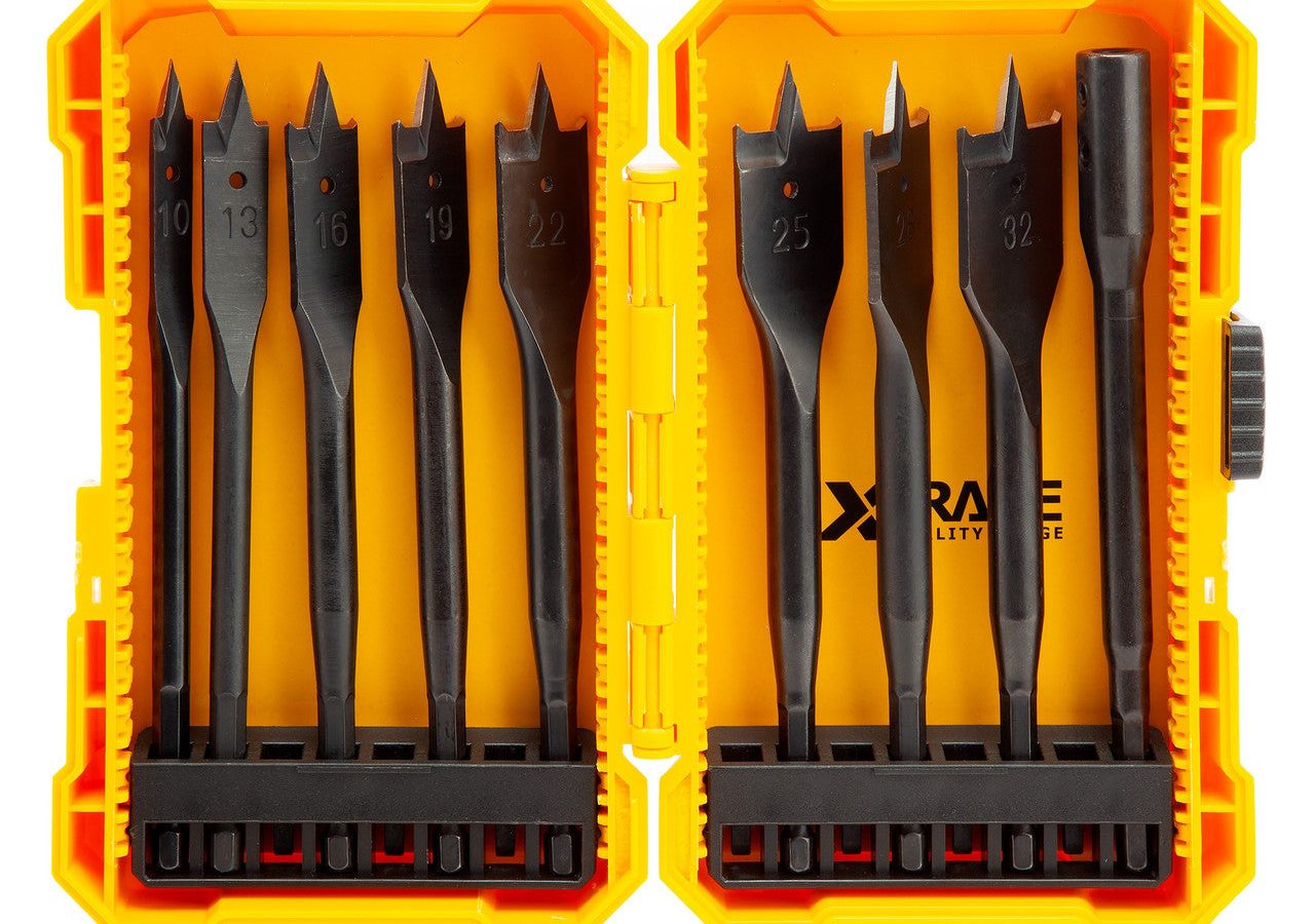 XTrade X0900225 Spade Drill Bit Set (9 Piece)