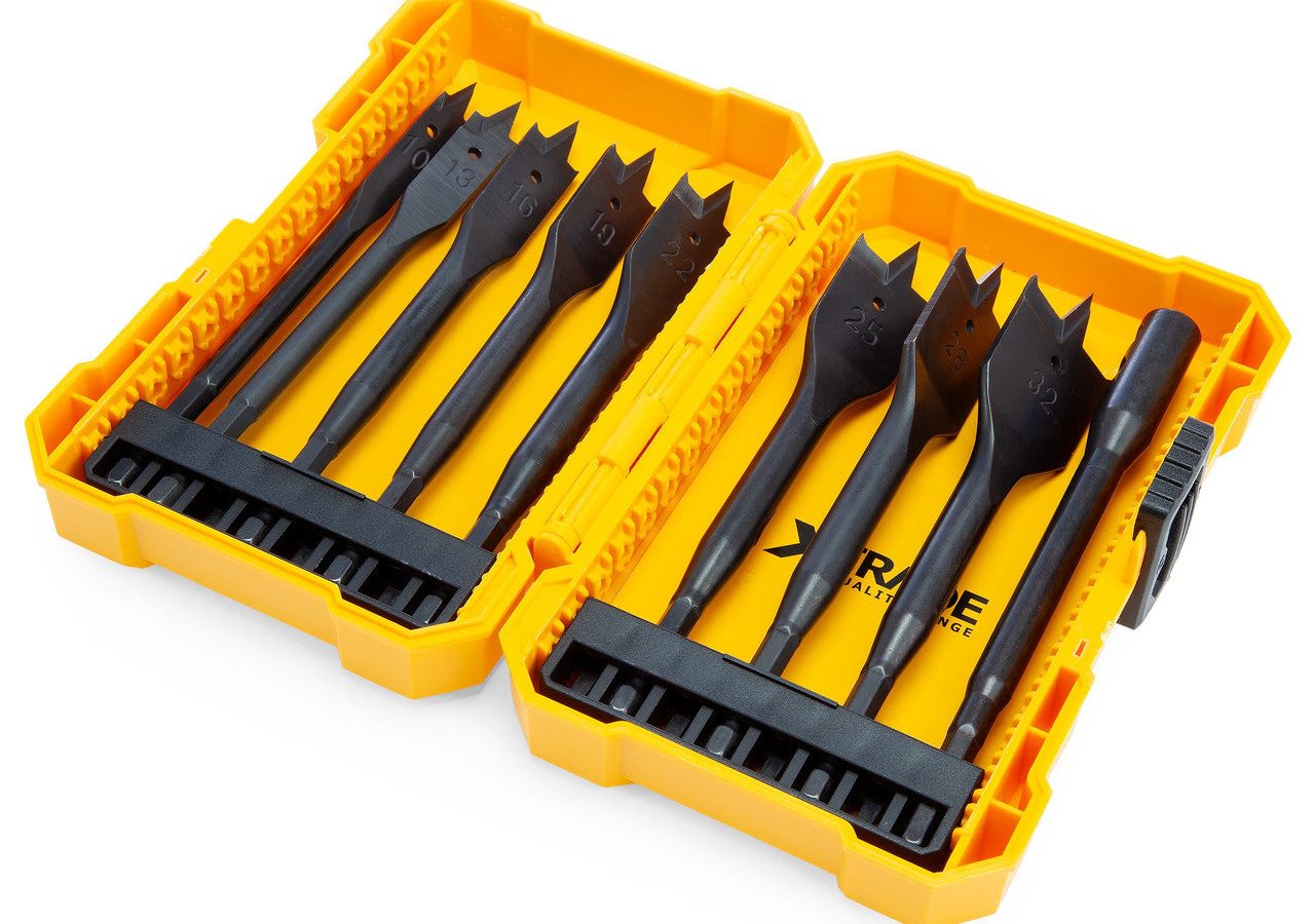 XTrade X0900225 Spade Drill Bit Set (9 Piece)