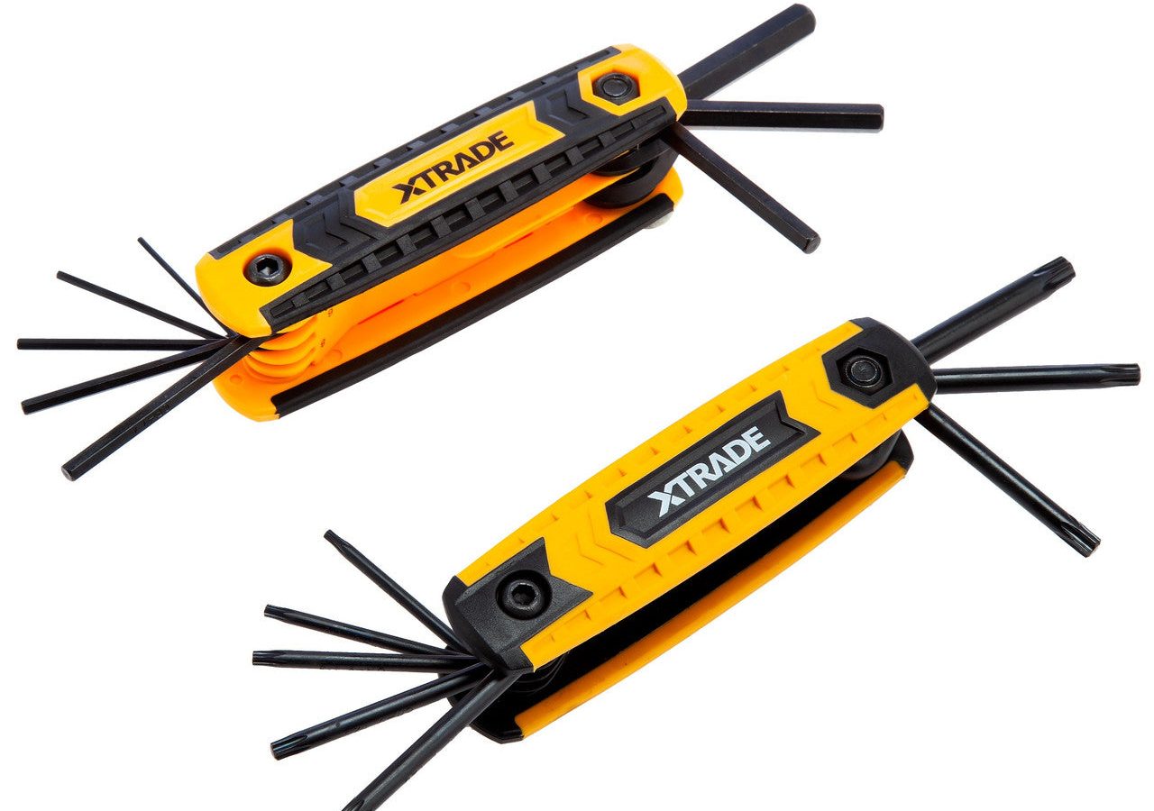 XTrade X0900227 Torx & Metric Folding Hex Key Set (2 Piece)
