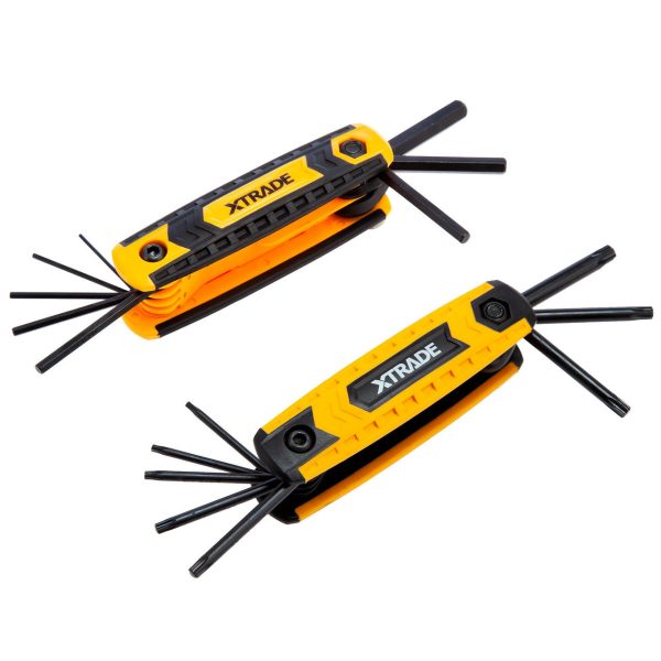 XTrade X0900227 Torx & Metric Folding Hex Key Set (2 Piece)