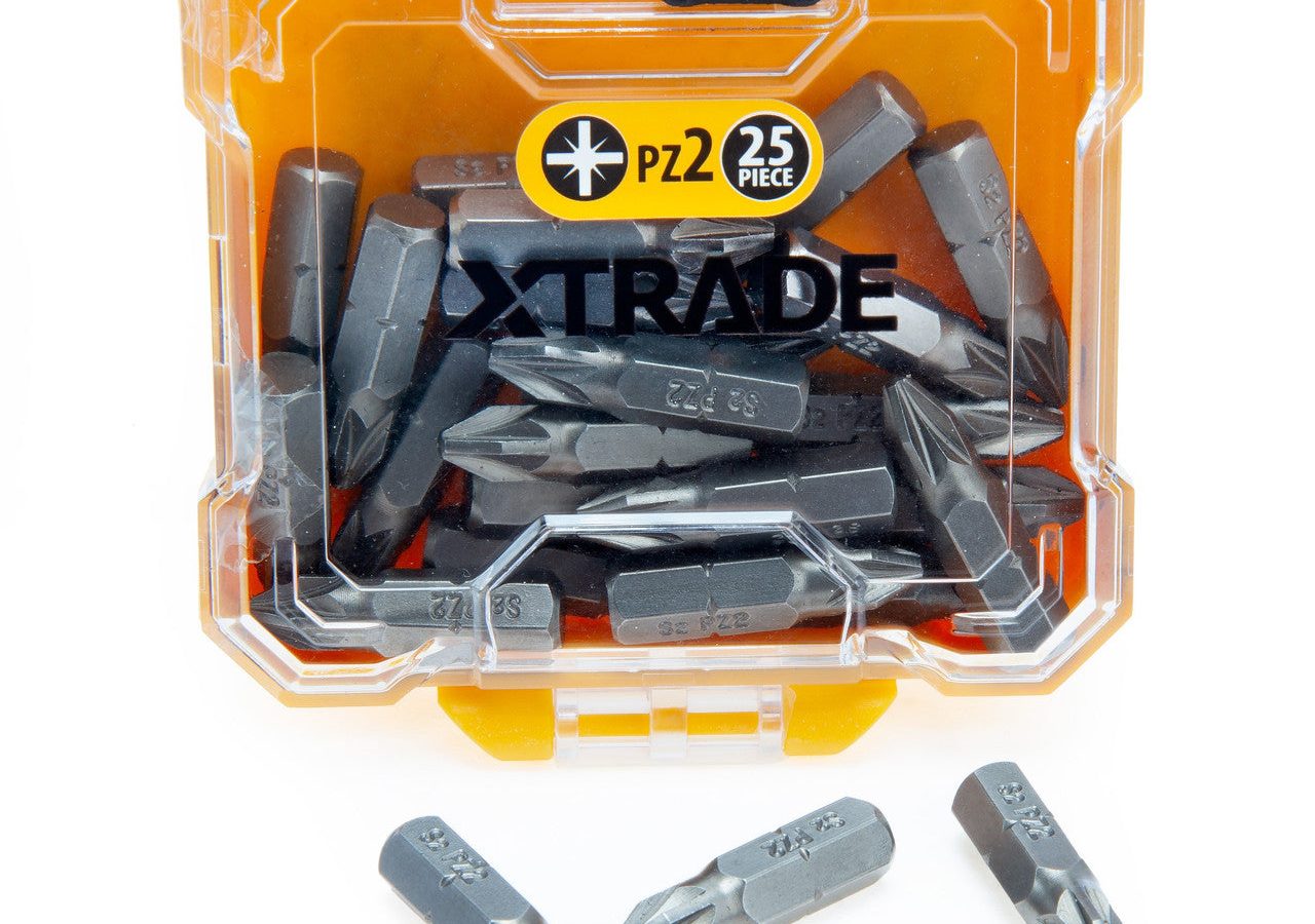 XTrade X0900237 PZ2 Screwdriver Bits (25 Piece)