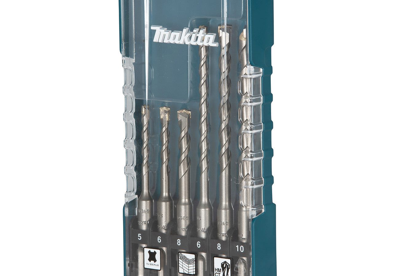 Makita E-15730 TCT SDS Plus Drill Bit Set (6 Piece)