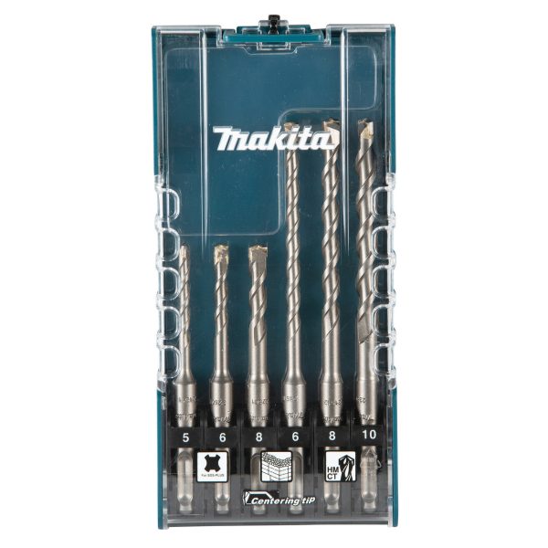 Makita E-15730 TCT SDS Plus Drill Bit Set (6 Piece)