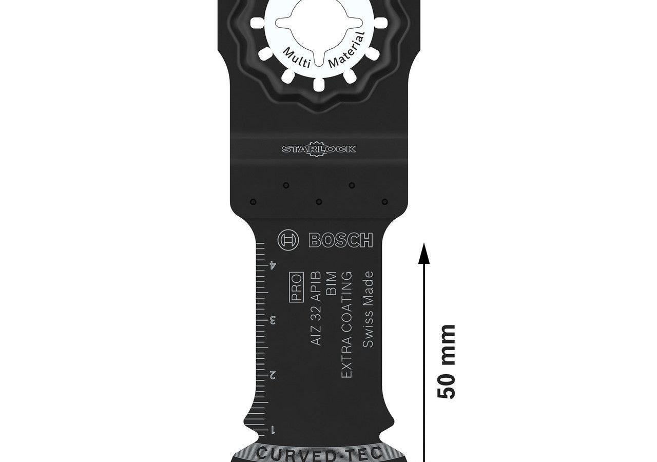 Bosch 2608669066 PRO AIZ 32 APIB Bi-Metal Starlock Plunge Cut Multi-Tool Blade for Wood, Soft Metal & Plastic 32 x 50mm