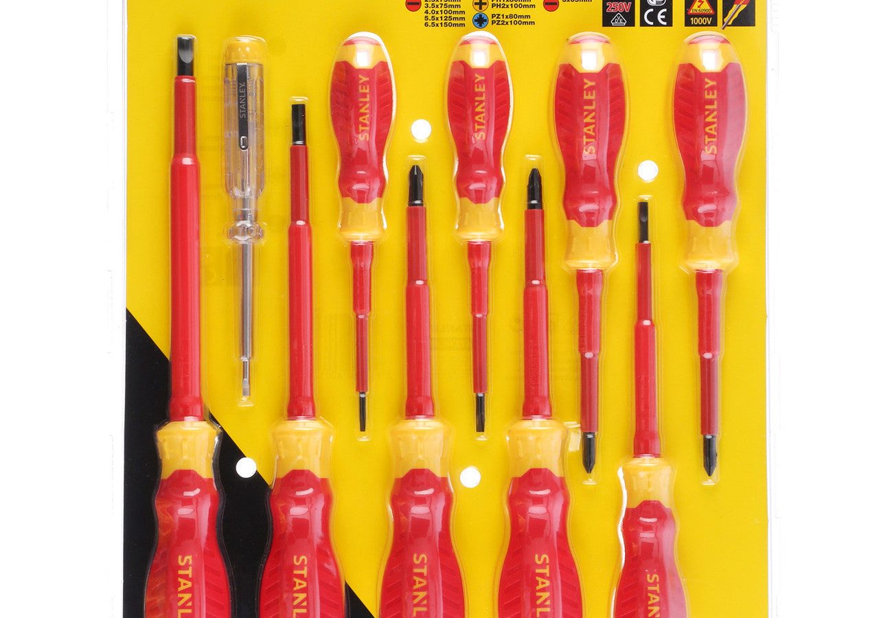 Stanley STHT60032-0 VDE Insulated Screwdriver Set (10 Piece)