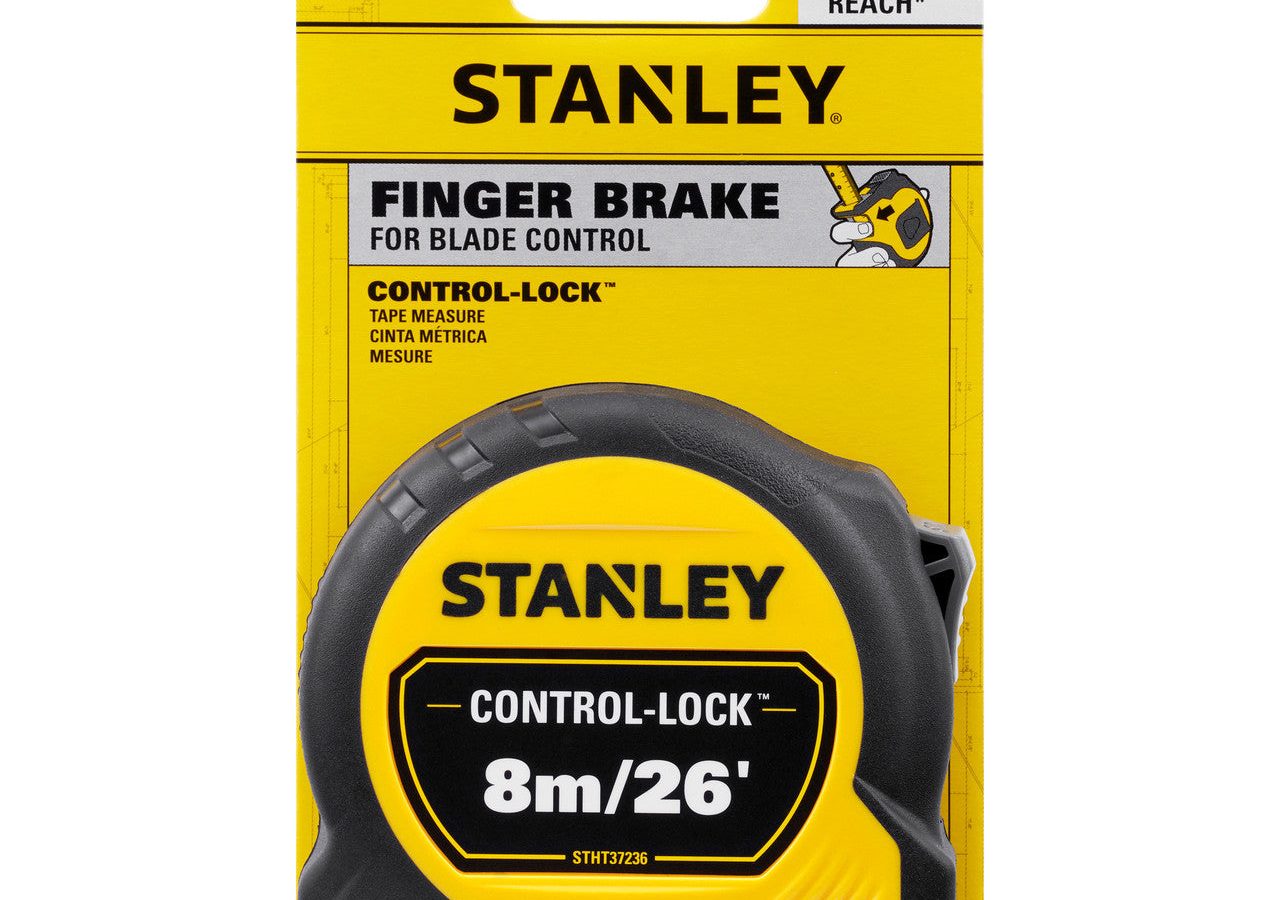 Stanley STHT37236-5 CONTROL-LOCK Tape Measure 26′ / 8m