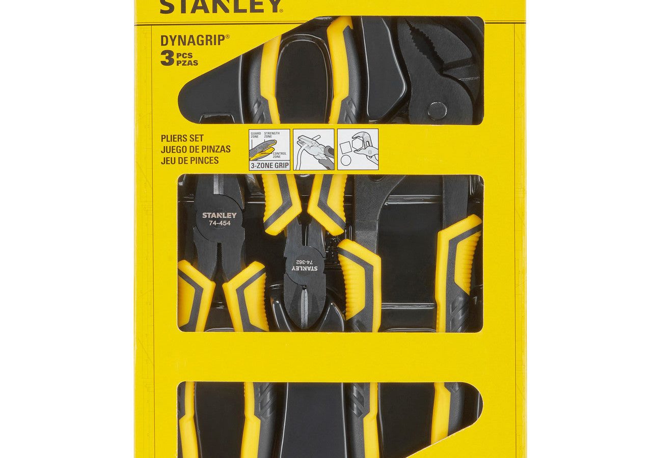 Stanley STHT0-74471 DynaGrip Plier Set (3 Piece)