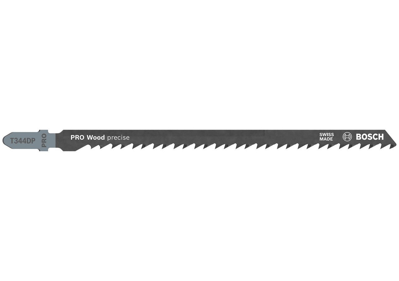 Bosch 2608633A36 PRO T344DP HCS Precise Jigsaw Blade for Wood 152mm 6TPI (Pack of 5)