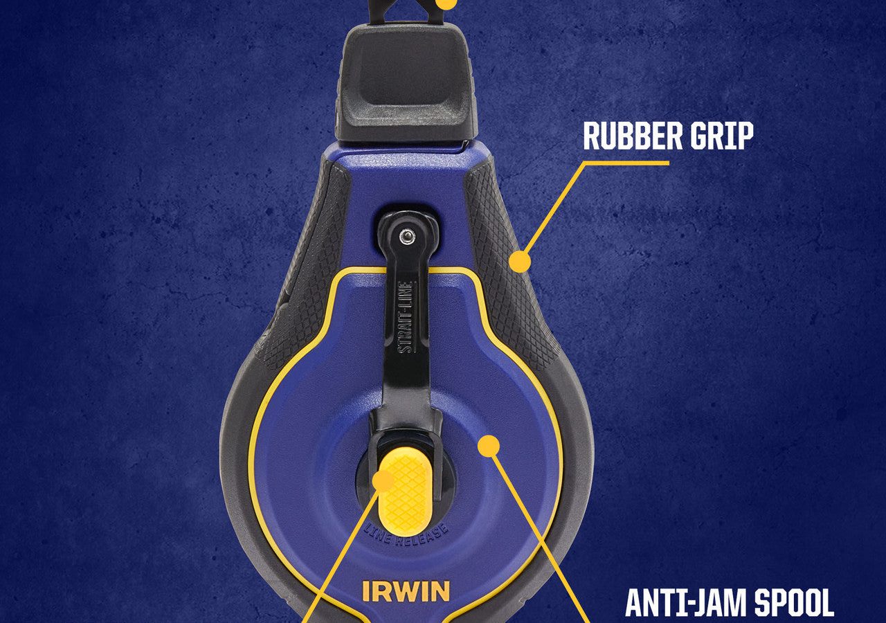 Irwin IWHT48443BC-0 Strait-Line Speedline Pro Chalk Reel Set