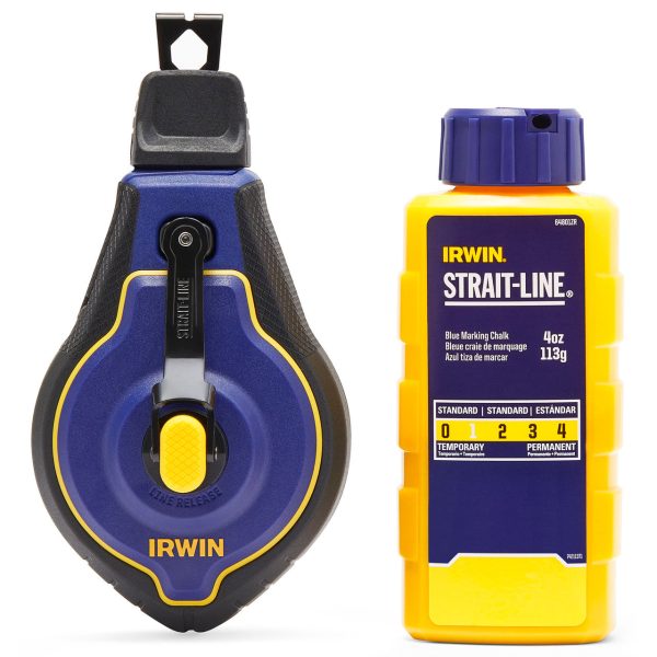 Irwin IWHT48443BC-0 Strait-Line Speedline Pro Chalk Reel Set