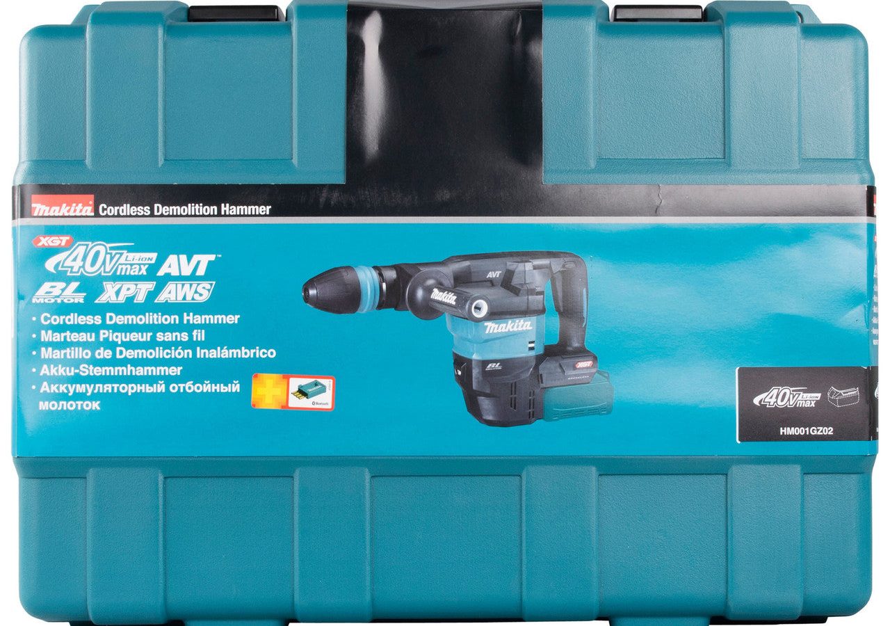 Makita HM001G XGT 40Vmax SDS Max Brushless Demolition Hammer (Body Only)