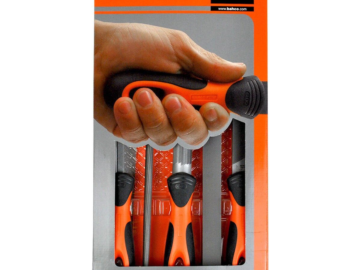 Bahco 1-478-08-1-2 ERGO File Set 200mm (5 Piece)