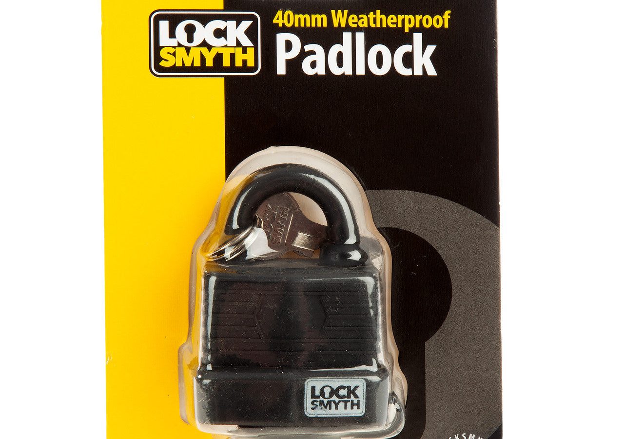 Locksmyth L2200016 Weatherproof Padlock 40mm