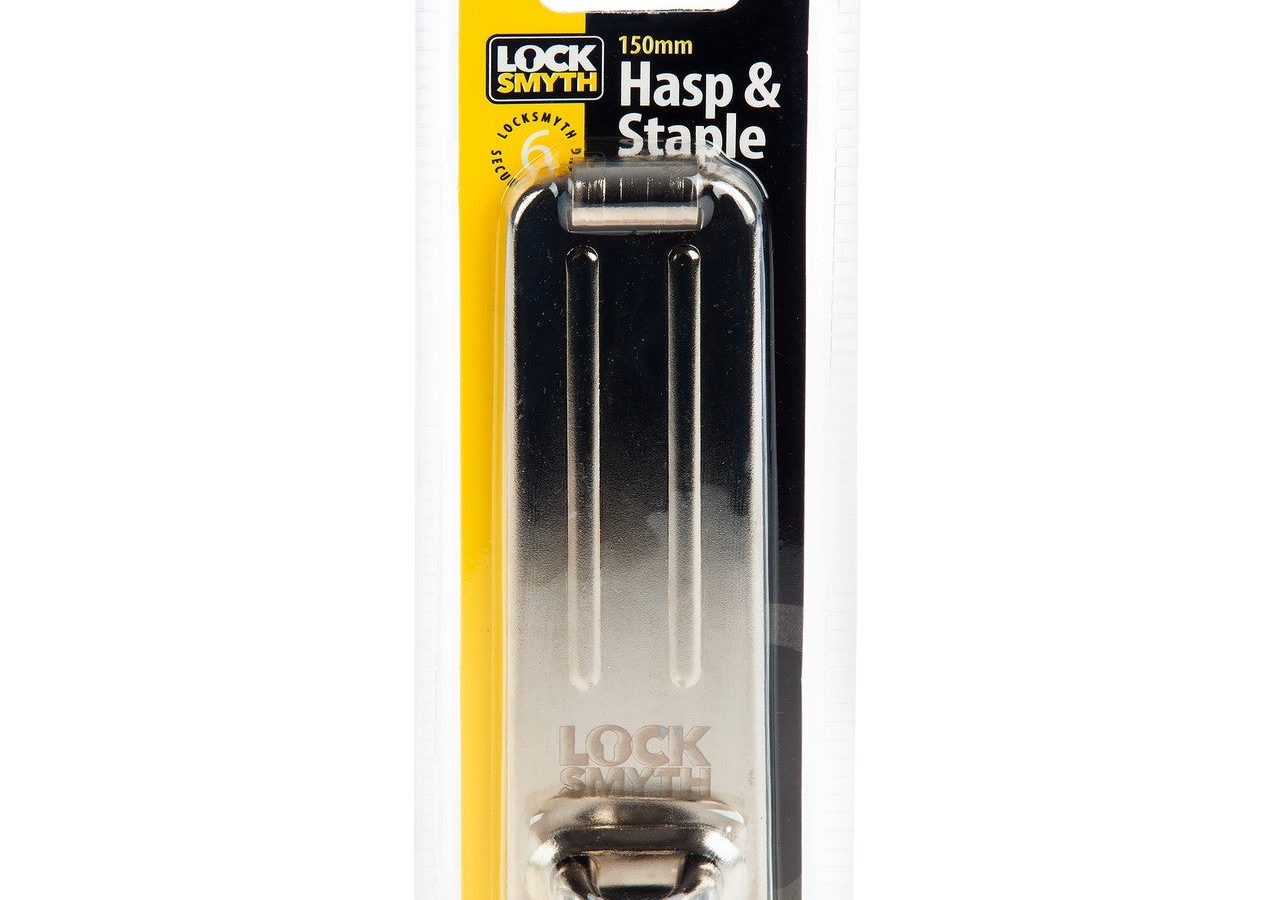 Locksmyth L2200030 Hasp & Staple 150mm