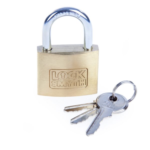 Locksmyth L2200011 Brass Padlock 40mm