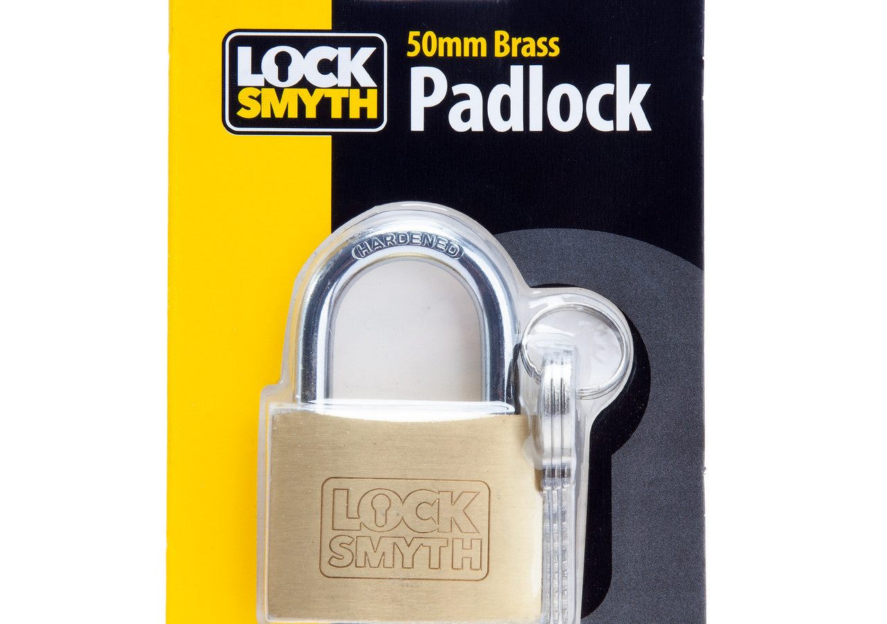 Locksmyth L2200013 Brass Padlock 50mm