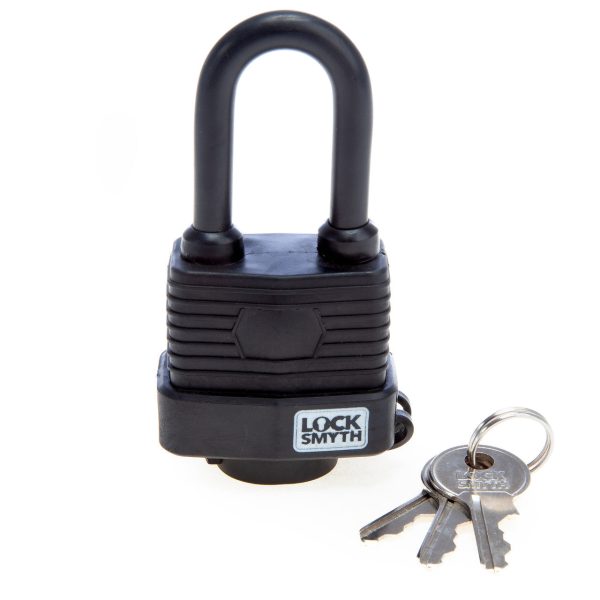 Locksmyth L2200018 Long Shackle Weatherproof Padlock 40mm