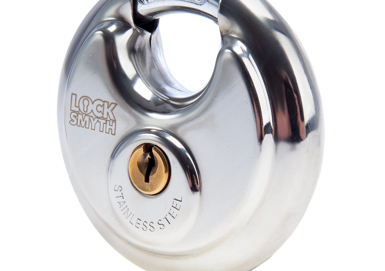 Locksmyth L2200031 Stainless Steel Disc Padlock 70mm