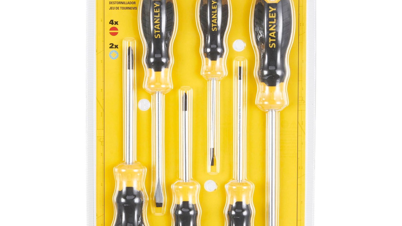 Stanley STHT16172-0 CUSHION GRIP Screwdriver Set (6 Piece)