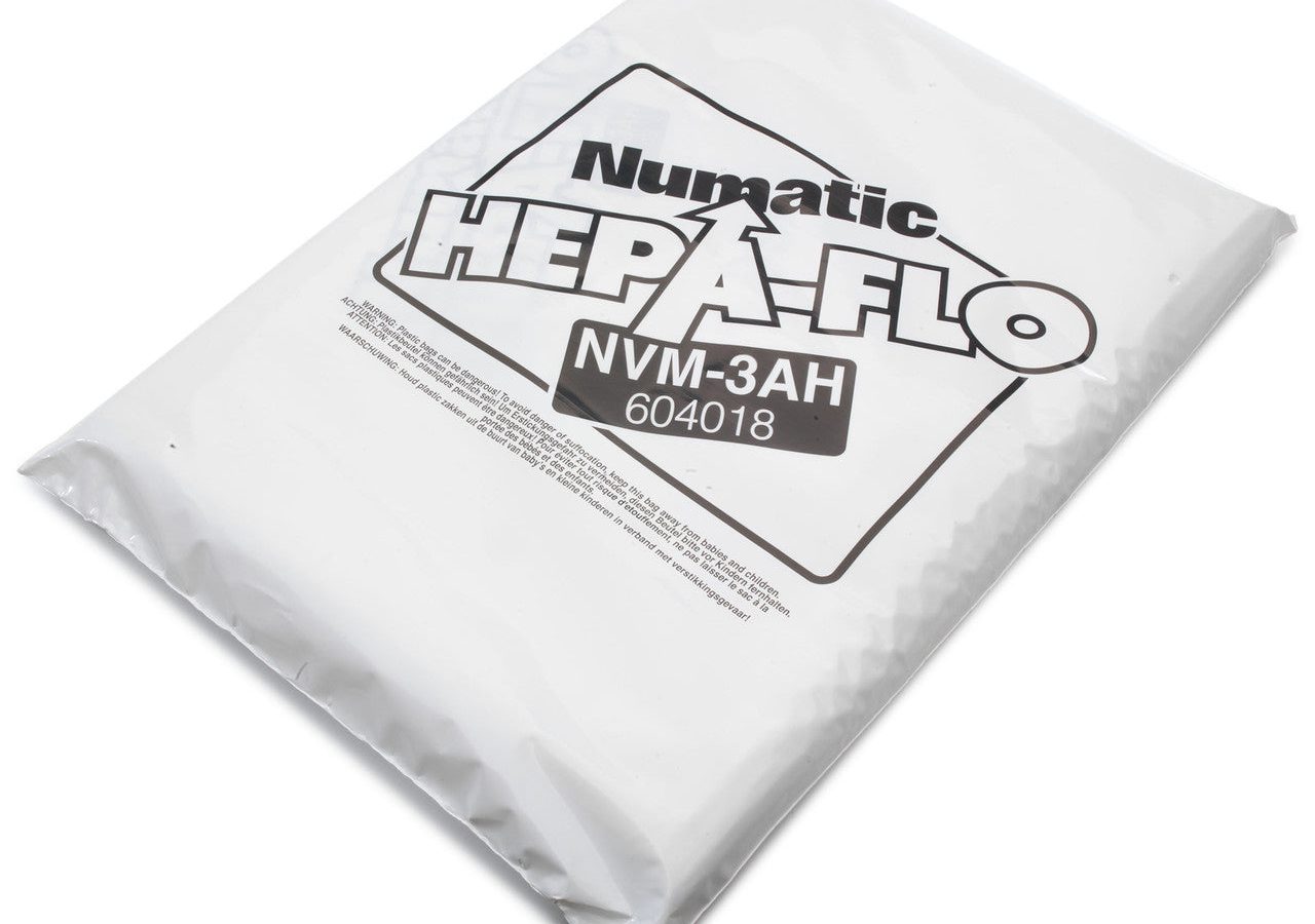 Numatic 604018 NVM-3AH HepaFlo Filter Bags for 470-Series Machines (Pack of 10)