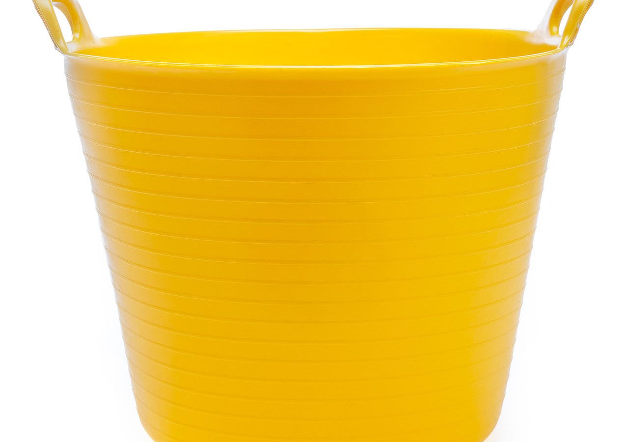 XTrade X0900250 Yellow Recycled Plastic Flexi-Tub 25L