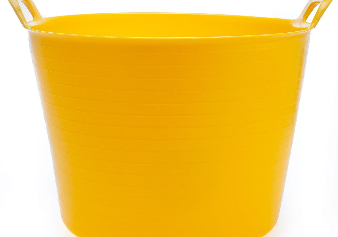 XTrade X0900251 Yellow Recycled Plastic Flexi-Tub 42L