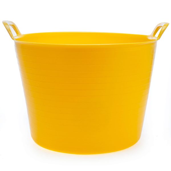 XTrade X0900251 Yellow Recycled Plastic Flexi-Tub 42L