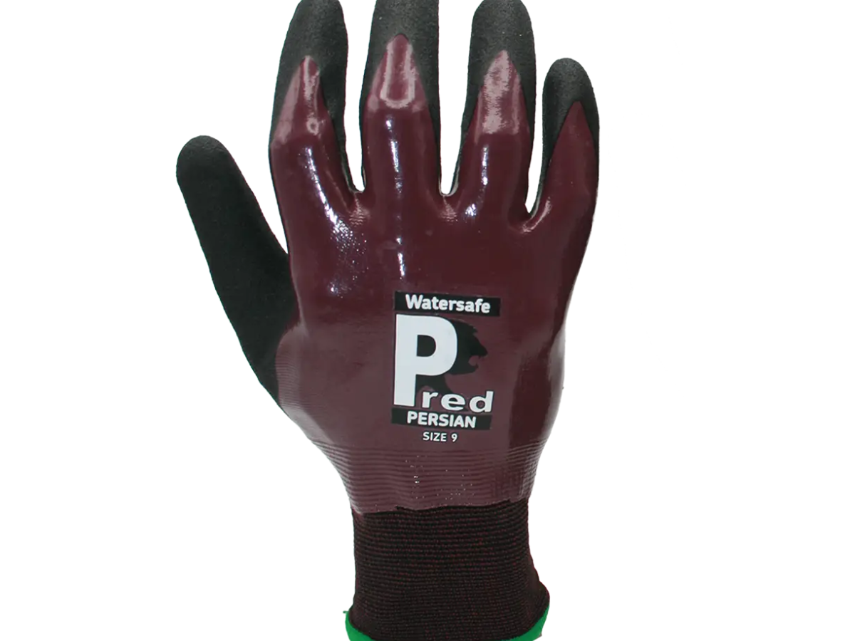 Predator by Ron WS8-8 Pred Persian Watersafe Cut 1 Gloves Size 8 (M) (Pack of 10 Pairs)