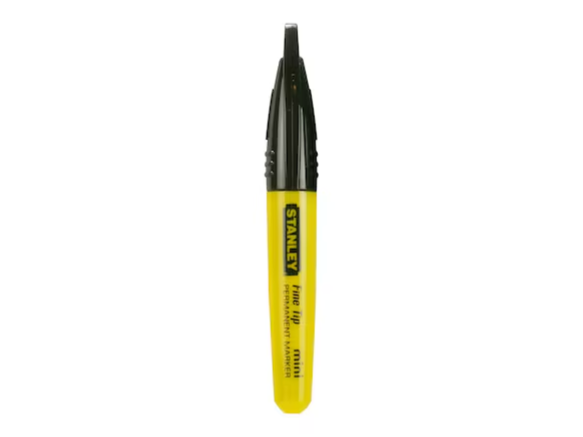 Stanley 1-47-324-72 Mini Black Fine Tip Markers in Container (72 pcs)