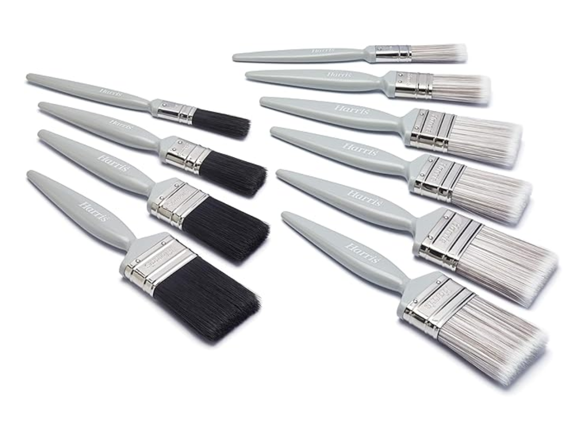 Harris 101011007 Essentials Walls, Ceilings & Woodwork Paint Brush Set (10 Piece)