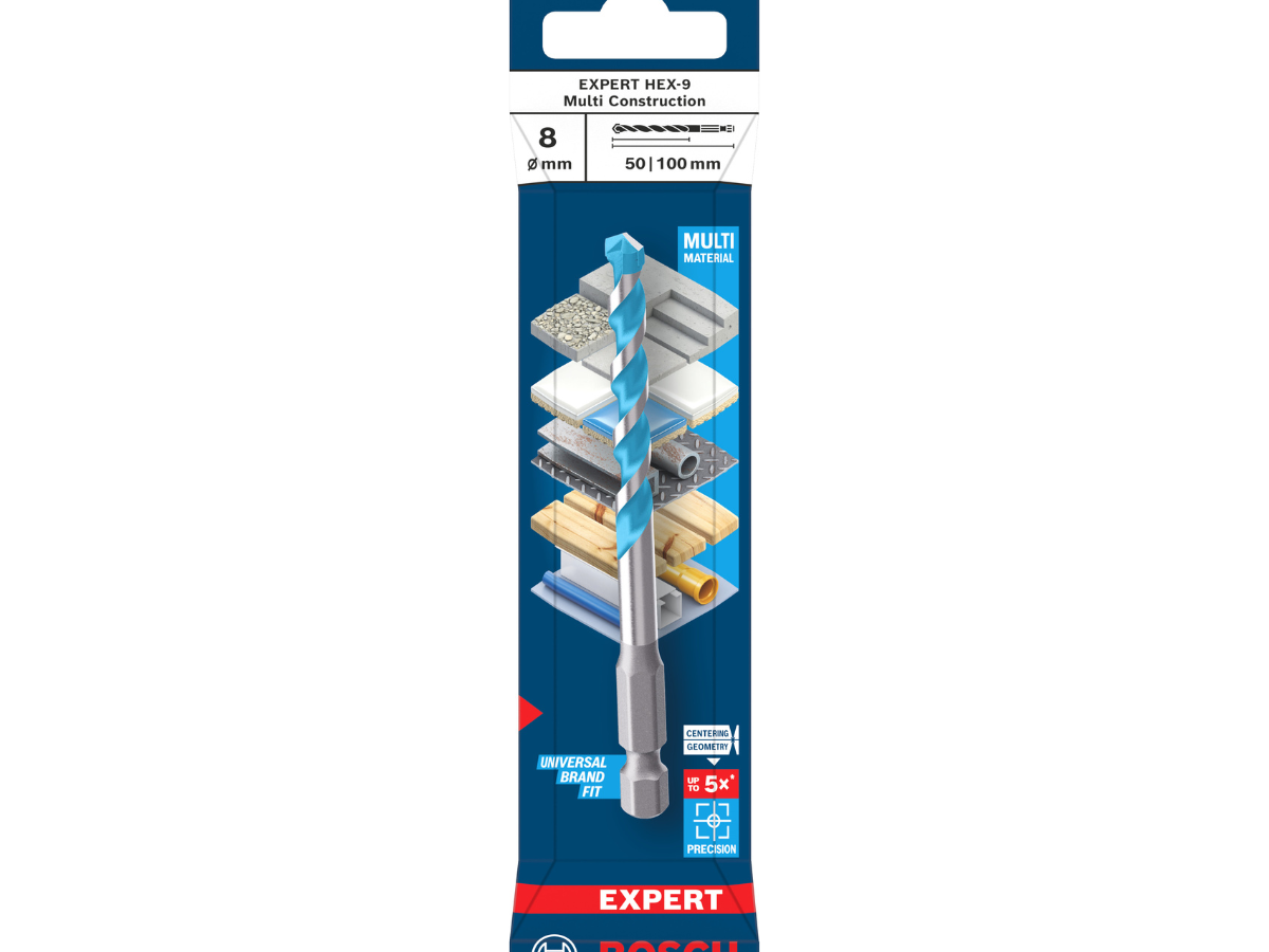 Bosch 2608902265 EXPERT HEX-9 Multi Construction Drill Bit 8 x 50 x 100mm
