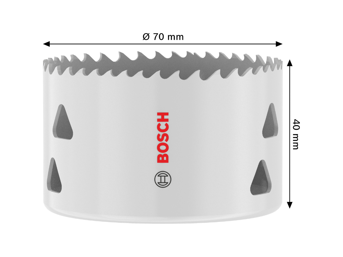 Bosch 2608594592 Multi Material Threaded Hole Saw 70 x 40mm