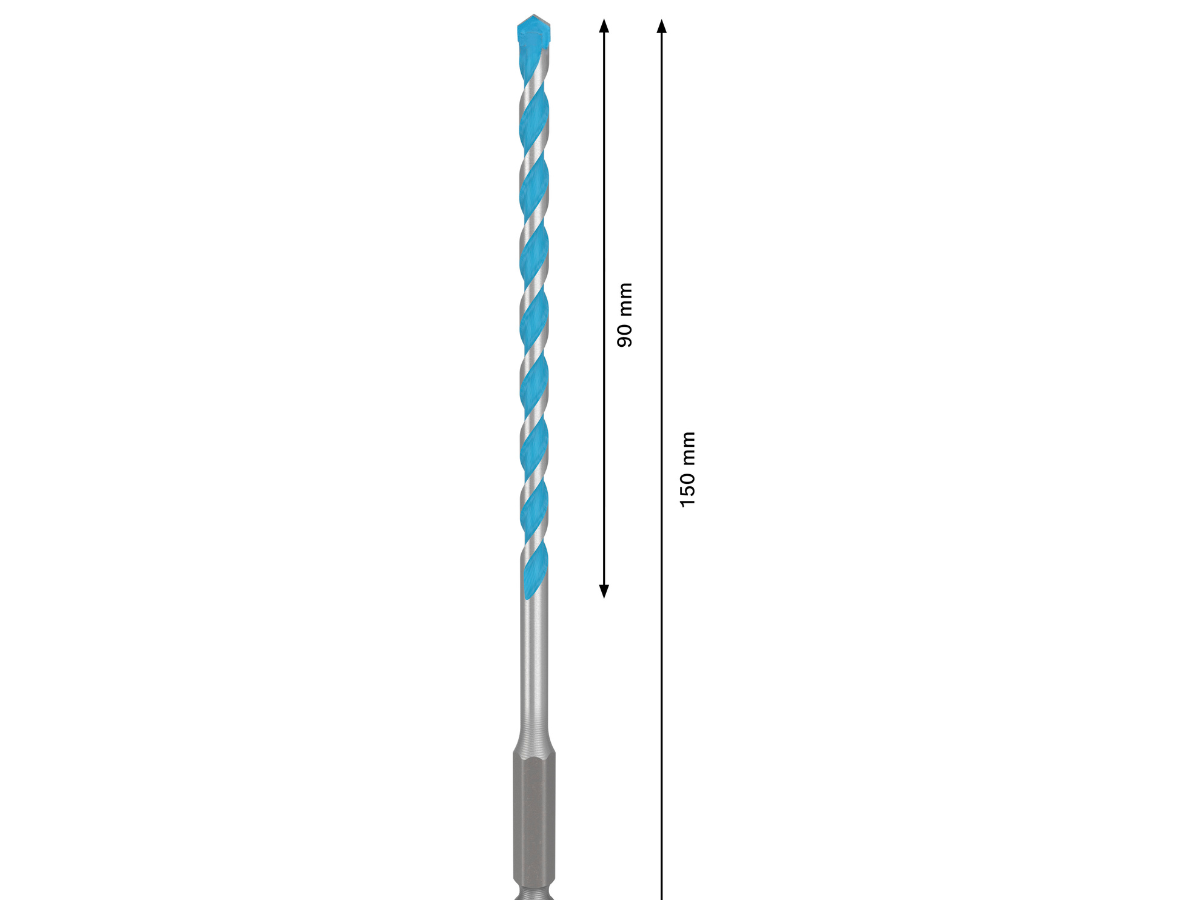 Bosch 2608902253 EXPERT HEX-9 Multi Construction Drill Bit 5 x 90 x 150mm