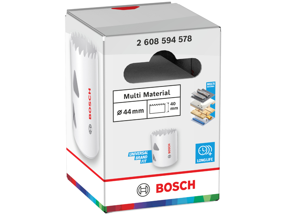 Bosch 2608594578 Multi Material Threaded Hole Saw 44 x 40mm