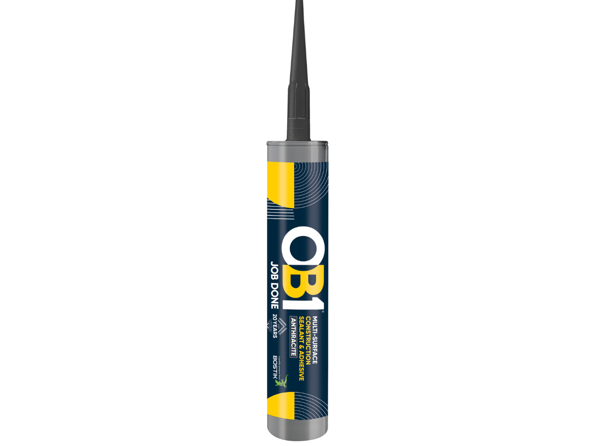 OB1 30617362 Multi-Surface Construction Sealant & Adhesive 290ml Anthracite (Box of 12)