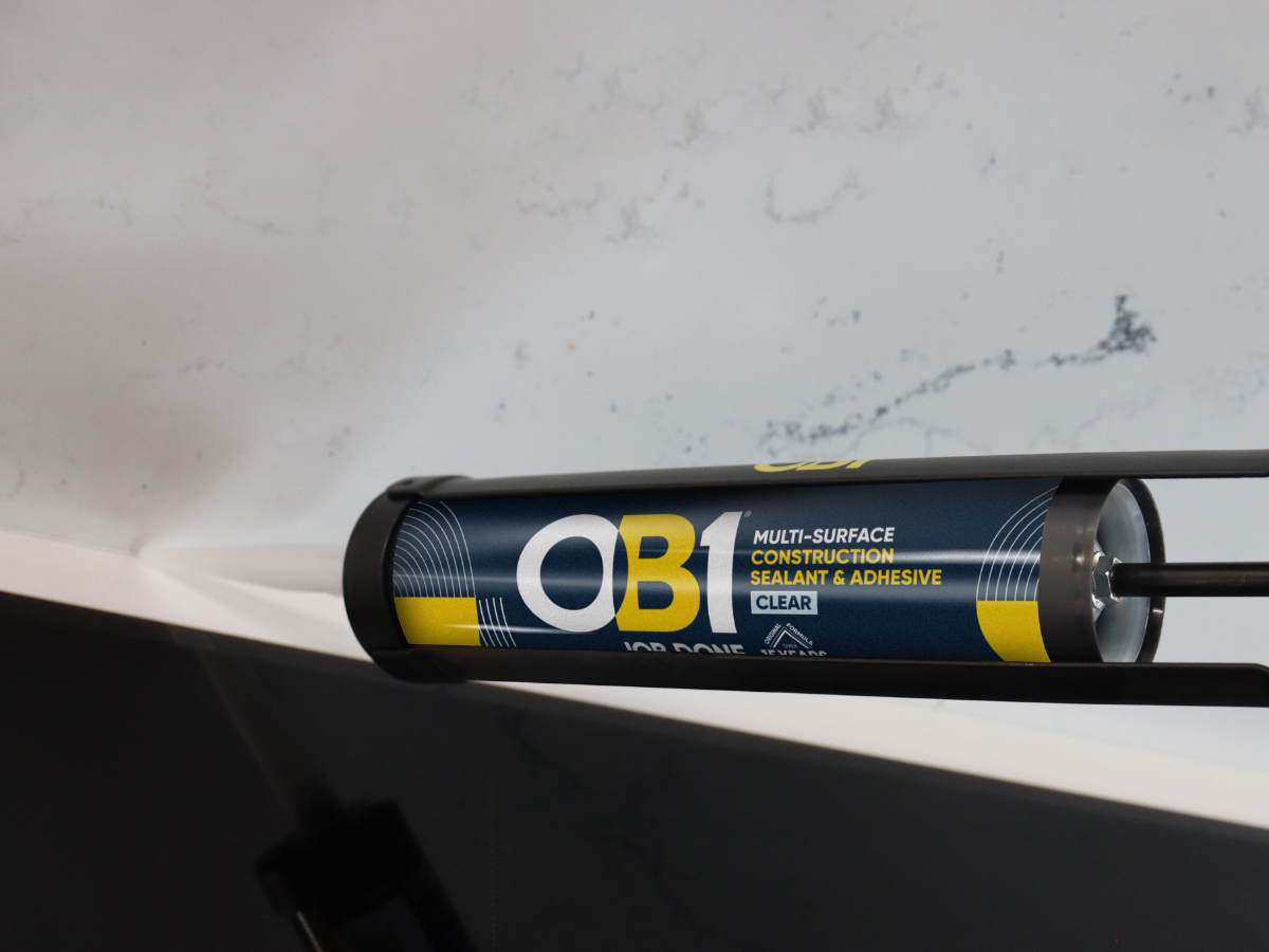 OB1 30617357 Multi-Surface Construction Sealant & Adhesive 290ml Grey (Box of 12)