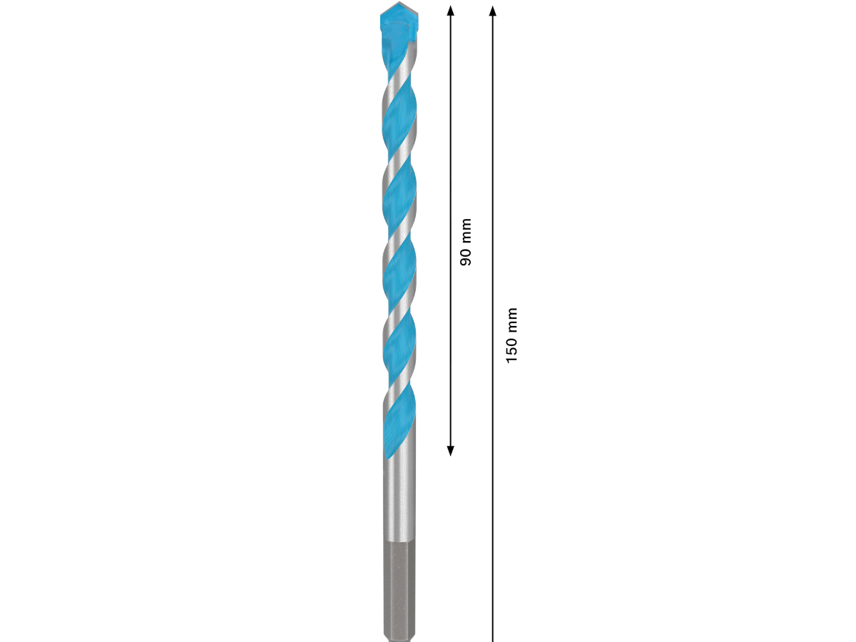 Bosch 2608902266 EXPERT HEX-9 Multi Construction Drill Bit 8 x 90 x 150mm